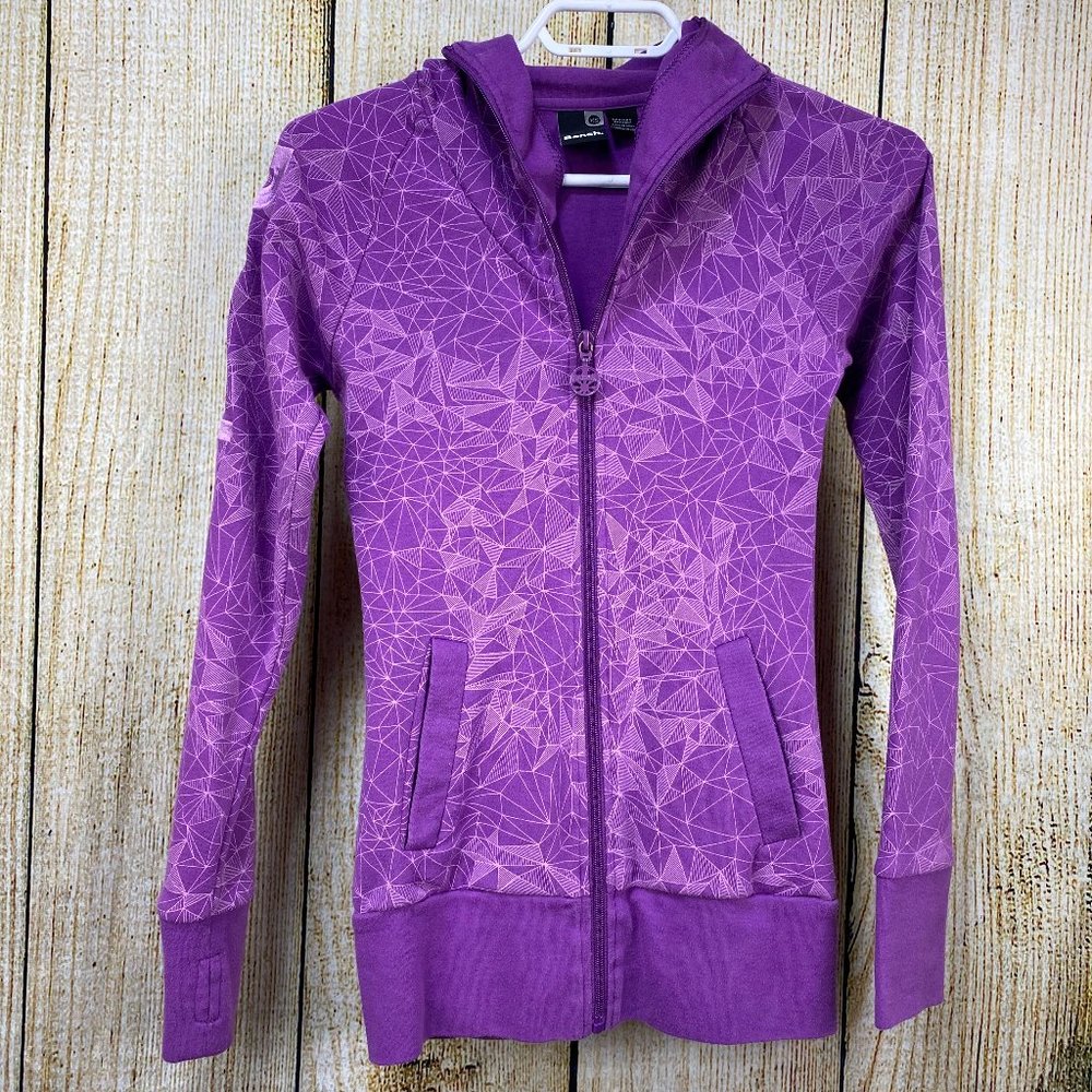 Bench Cardio 2 Purple Hooded Long Sleeve Sweater.